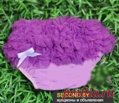 Кружевные трусики для малышки.