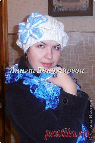 Берет с косичками | Страна Мастеров