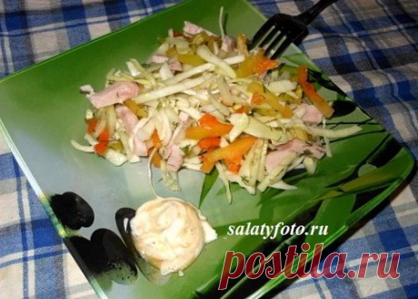 Салат &quot;Капустный генерал&quot; - просто и очень вкусно из доступных продуктов