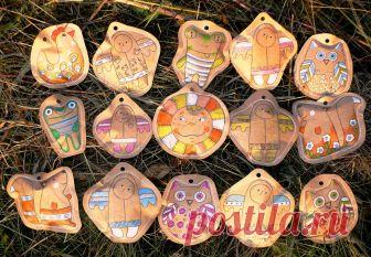 Игрушки из крафт бумаги. Шняжки-бумажки.