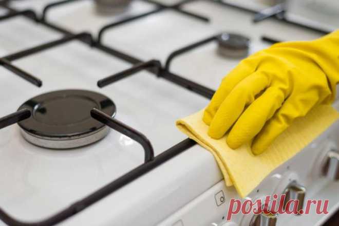 Как очистить решетку газовой плиты: быстро и без химии