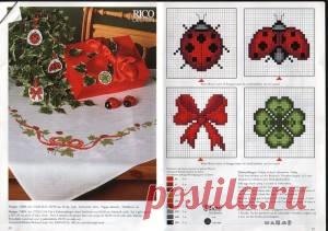 75 схем миниатюр для вышивки крестиком - Сам себе волшебник