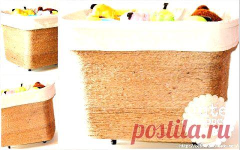 Превращение пластикового контейнера | Умелые ручки