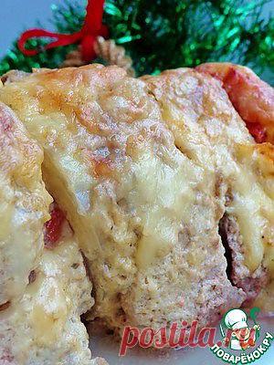 Мясо, запечённое в фольге "Книжка" - кулинарный рецепт