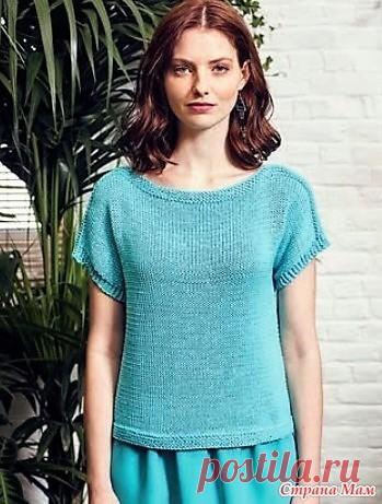 Просто и элегантно, топ спицами
