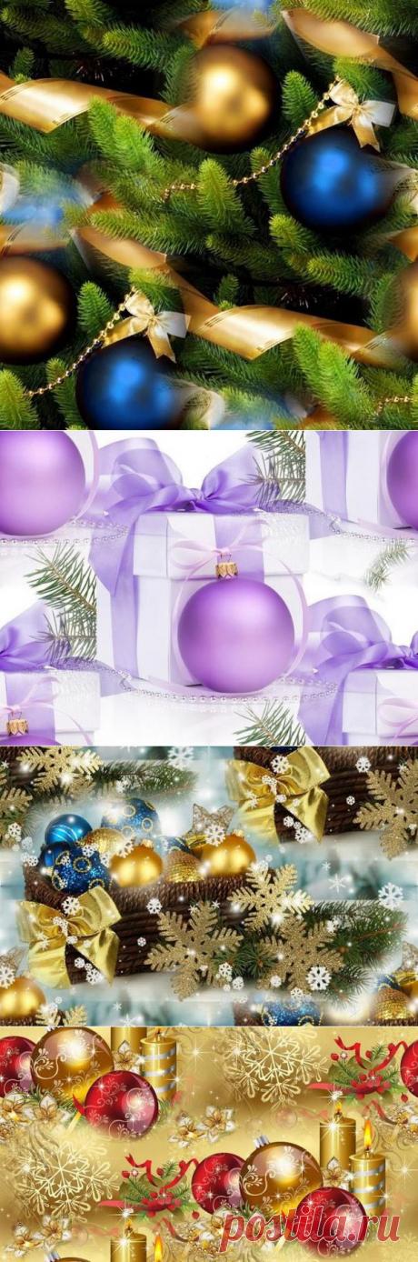 Новогодние обои и фоны
