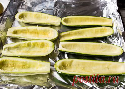 Кабачки, фаршированные курицей - Пошаговый рецепт с фото | Вторые блюда | Вкусный блог - рецепты под настроение