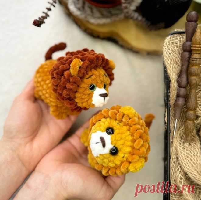 Игрушка Лев крючком
