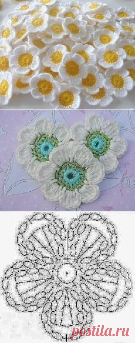 Crochet flower flowers pattern