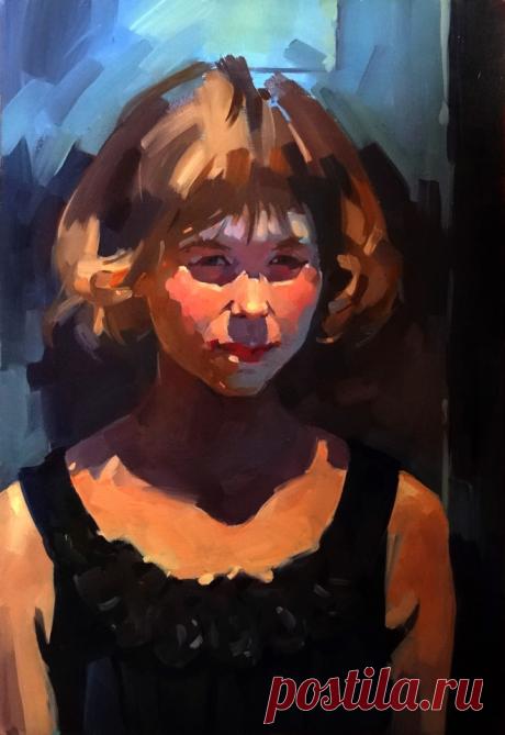 Купить картину "Портрет девочки-подростка" в интернет-магазине Gallereo