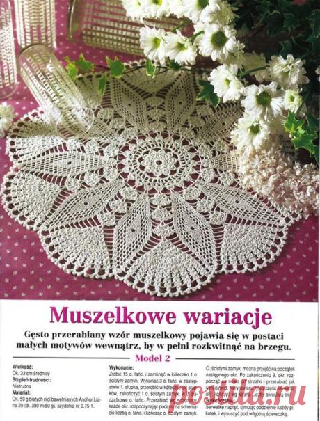 Салфетка крючком