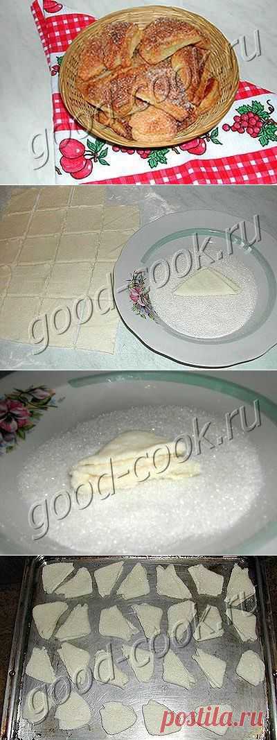 Хорошая кухня - творожное печенье. Кулинарная книга рецептов. Салаты, выпечка.