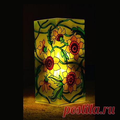 Как расписать светильник