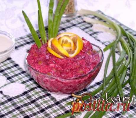 Праздничный салат с мочеными яблоками фото рецепт приготовления