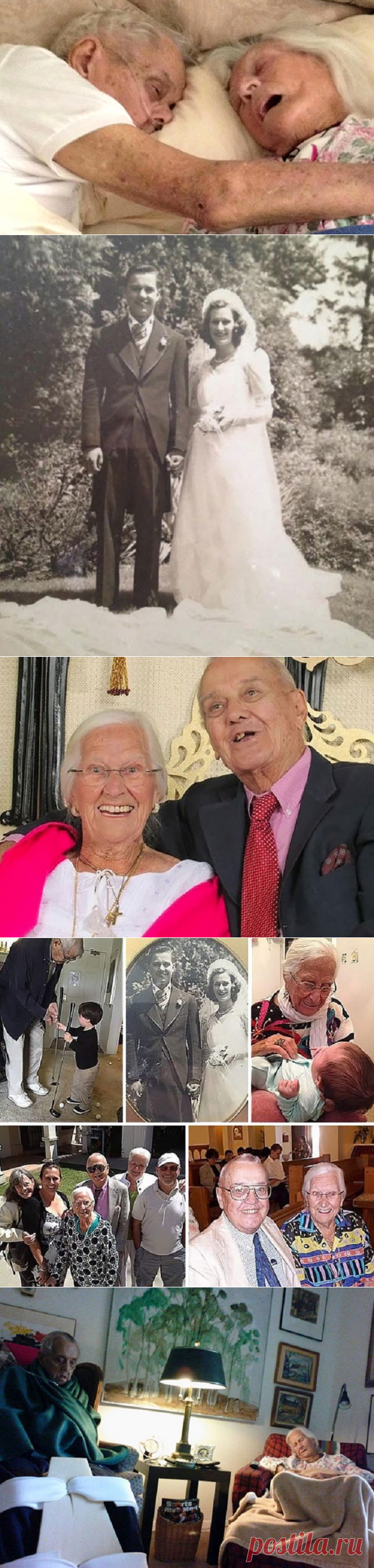 После 75 лет брака они умерли одновременно — в объятиях друг друга