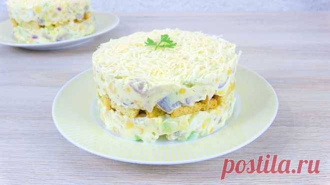 Рецепт новогоднего вкуса. Там нет ни грамма майонеза! Новый салат 