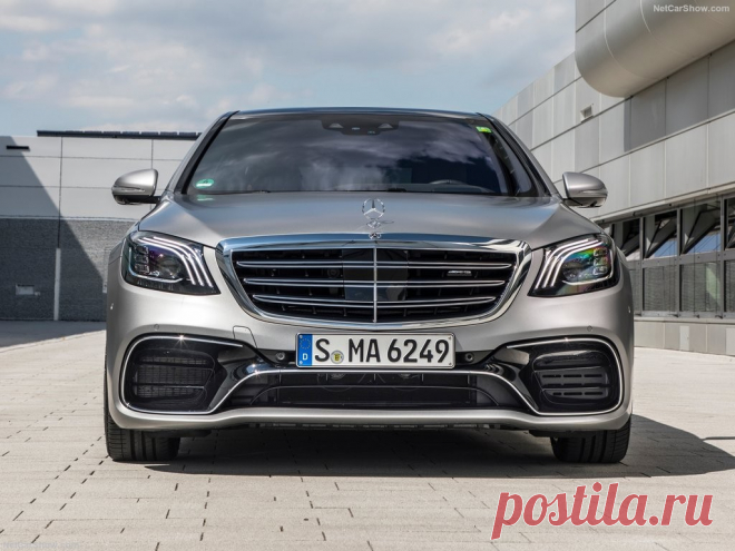 Смотри! Mercedes-Benz AMG S63 2018 года На шанхайском автосалоне была представлена яркая немецкая новинка. Концерн Daimler презентовал обновленный седан s-класса - Mercedes-Benz AMG S63 2018 года