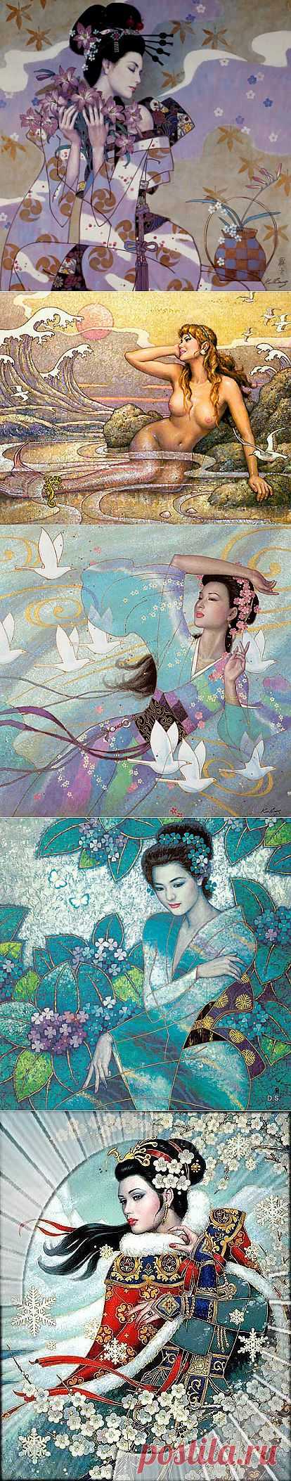 Красота и благородство... Художник Карл Банг