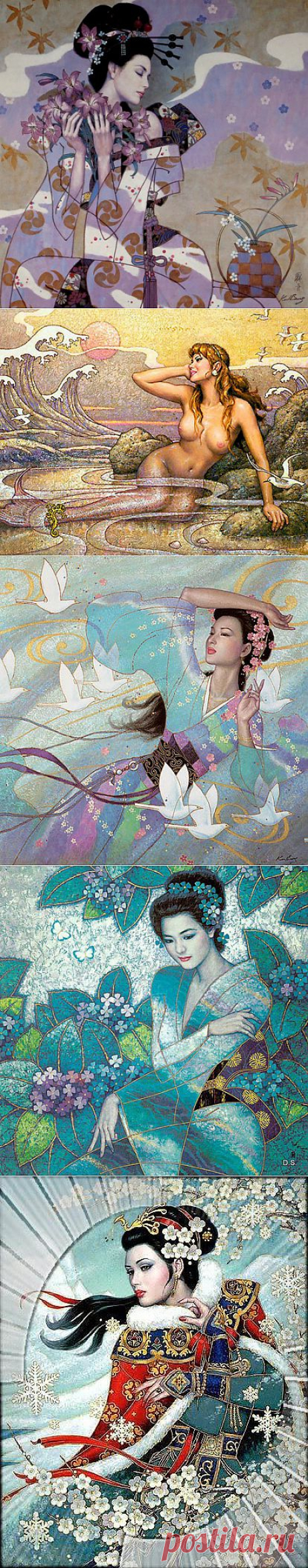 Красота и благородство... Художник Карл Банг