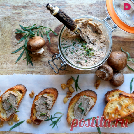 Лучший грибной паштет, рецепт приготовления