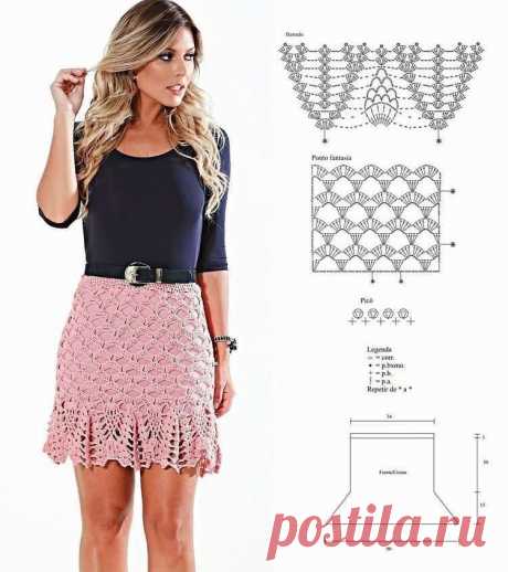 Юбка крючком Новый конкурс с денежными призами! - условия читаем ЗДЕСЬ
