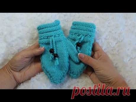 Варежки спицами с боковыми косами | Knit Mittens pattern with cable