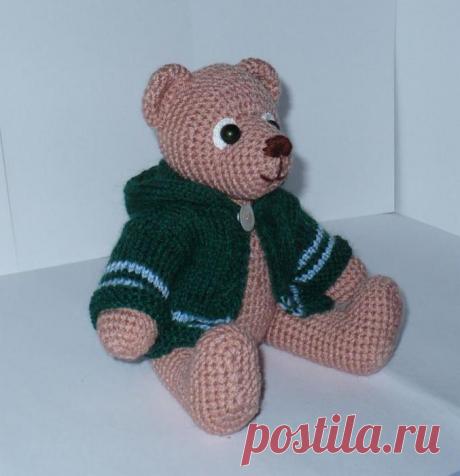 Вязаные маленькие мишки. Описание