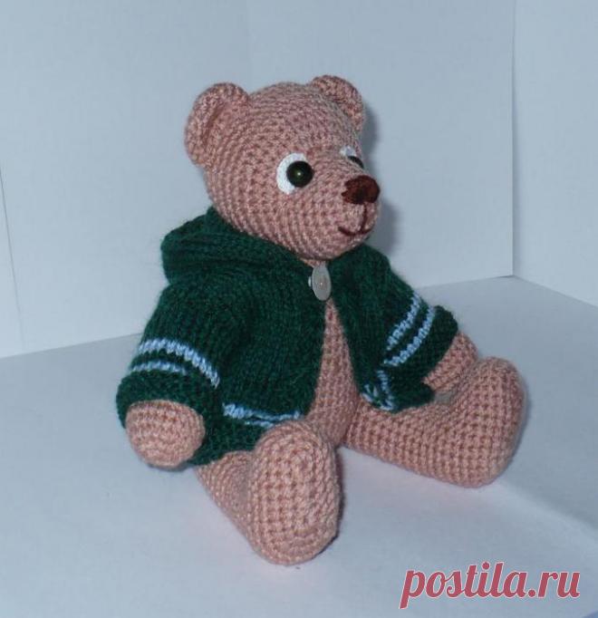 Вязаные маленькие мишки. Описание