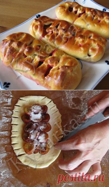 Кухарка: домашняя кухня, видео, кулинария, рецепты, советы, фото| Дрожжевые плетенки со сливами