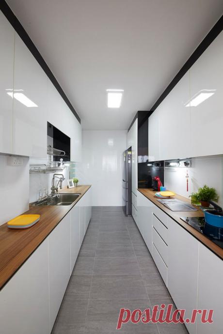 Белая кухня с деревянной столешницей: современные фото и варианты дизайна