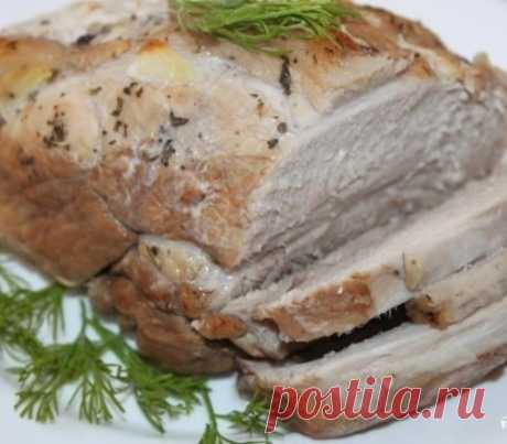 Мясо куском в духовке