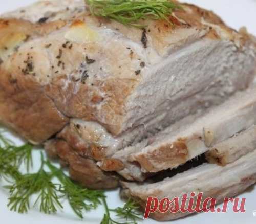 Мясо куском в духовке
