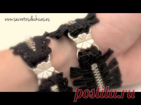 DIY: Pulseras con cremalleras