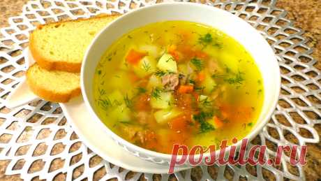 Рыбный суп из консервов за 15 минут, вкусно за уши не оттащишь.