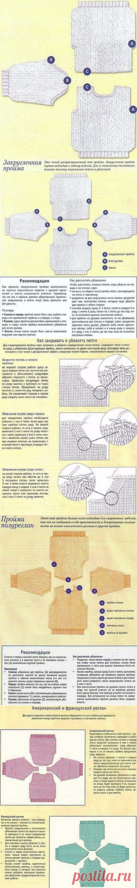 Убавление петель спицами