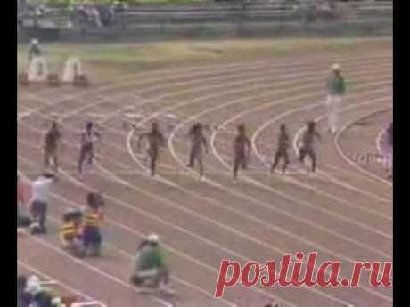 Гриффит Джойнер 100 м WR 10 49 с