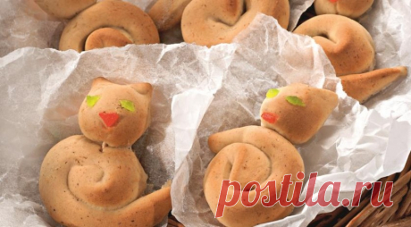 Пасхальное печенье «Котята» — Вкусные рецепты