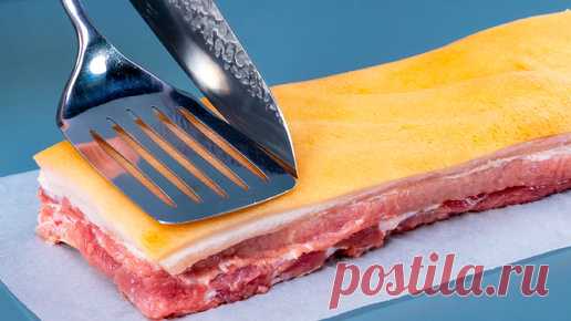 Попробуйте этот трюк, и вы никогда не сможете приготовить свиную грудинку по-другому! | Appetitno.TV | Дзен