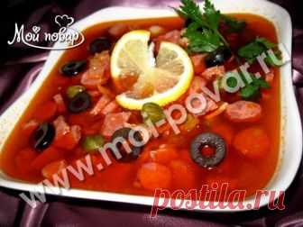 Мясная солянка