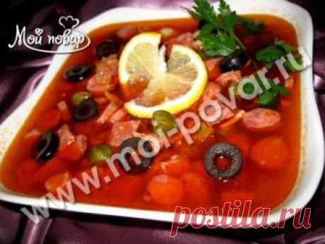 Мясная солянка