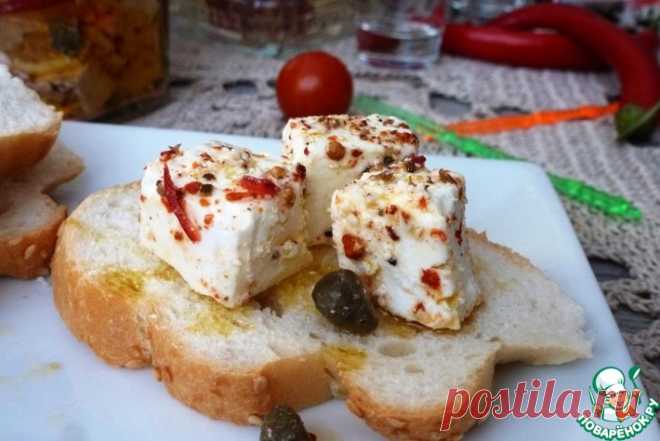 Маринованная острая брынза Кулинарный рецепт