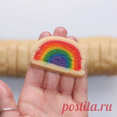 (89) Tasty Junior - Slice & Bake Rainbow Cookies FULL RECIPE:...