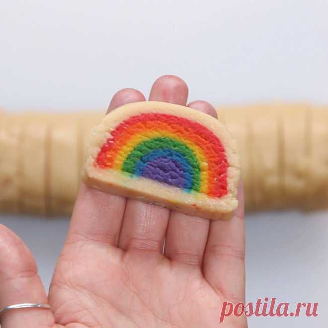 (89) Tasty Junior - Slice & Bake Rainbow Cookies FULL RECIPE:...