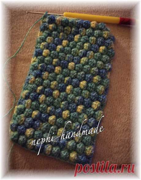 Nephi-Handmade: bobble stitch / Noppen häkeln