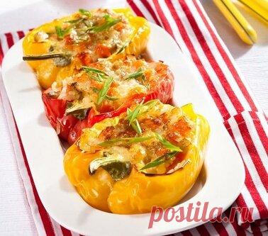 Фаршированный перец с моцареллой