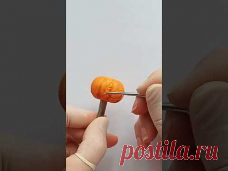 Мастер-класс: Декор ложки &quot;ТЫКВА&quot; из полимерной глины FIMO