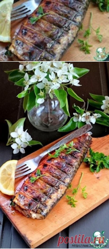 Шашлык из скумбрии с ароматом копчения!