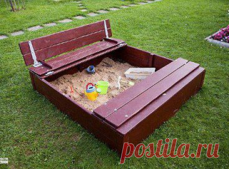 Подробный фото-урок по изготовлению оригинальной закрытой детской песочницы.
•••в продолжении ещё фото