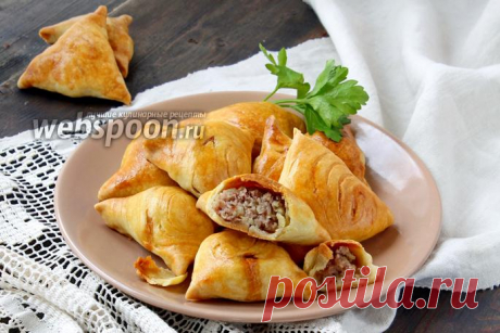 Самса с картофелем и мясом