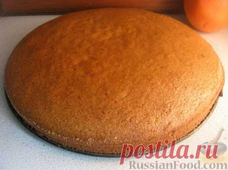 Рецепт: Манник &quot;Апельсиновый&quot; (постный) на RussianFood.com